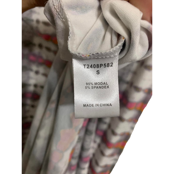 TART Overlay Tie Dye Maxi Dress White Pink Gray Size Small - Picture 3 of 5